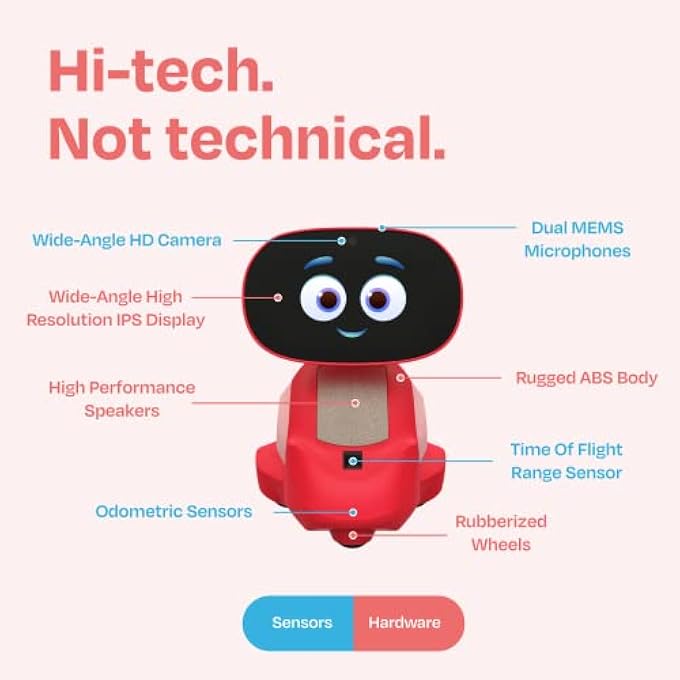 rayihni MIKO 3: AI-POWERED SMART ROBOT FOR KIDS | STEM LEARNING & EDUCATIONAL ROBOT | INTERACTIVE ROBOT WITH CODING APPS + UNLIMITED GAMES + PROGRAMMABLE | BIRTHDAY GIFT FOR GIRLS & BOYS AGED 5-12 - Image 2